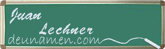 Juan Lechner Visitenkarte